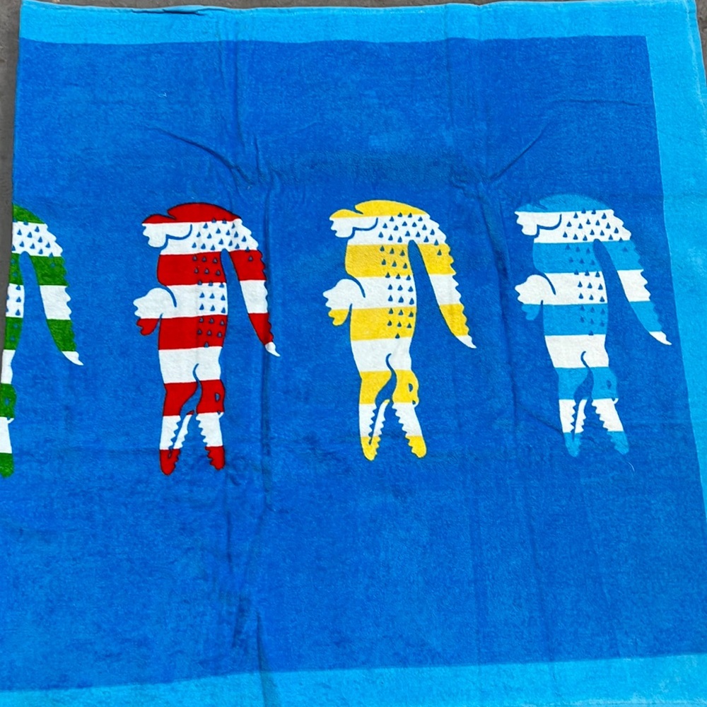 NWT Lacoste Beach Towel